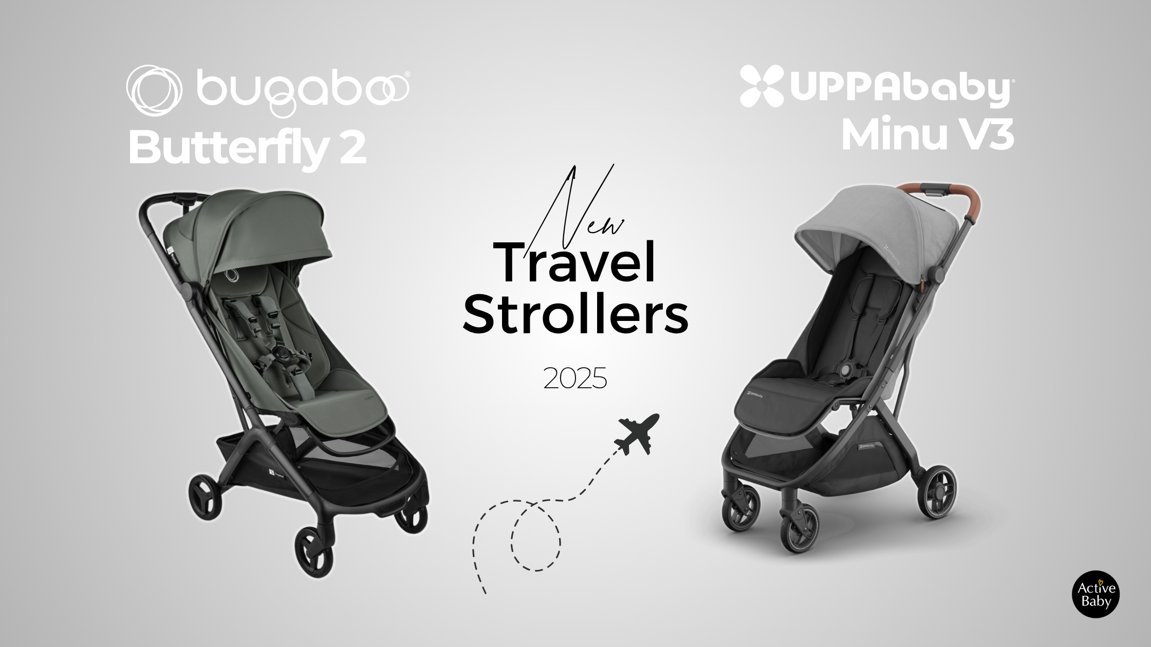 New 2025 Travel Strollers: UPPAbaby Minu V3 vs. Bugaboo Butterfly 2