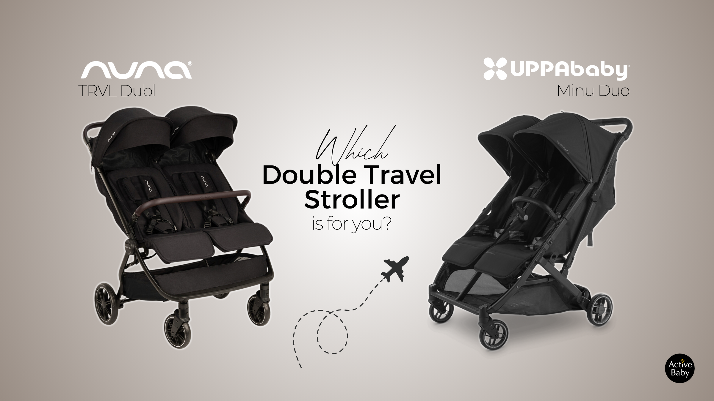 UPPAbaby Minu Duo vs. Nuna TRVL Dubl: Which Double Travel Stroller is   Active Baby