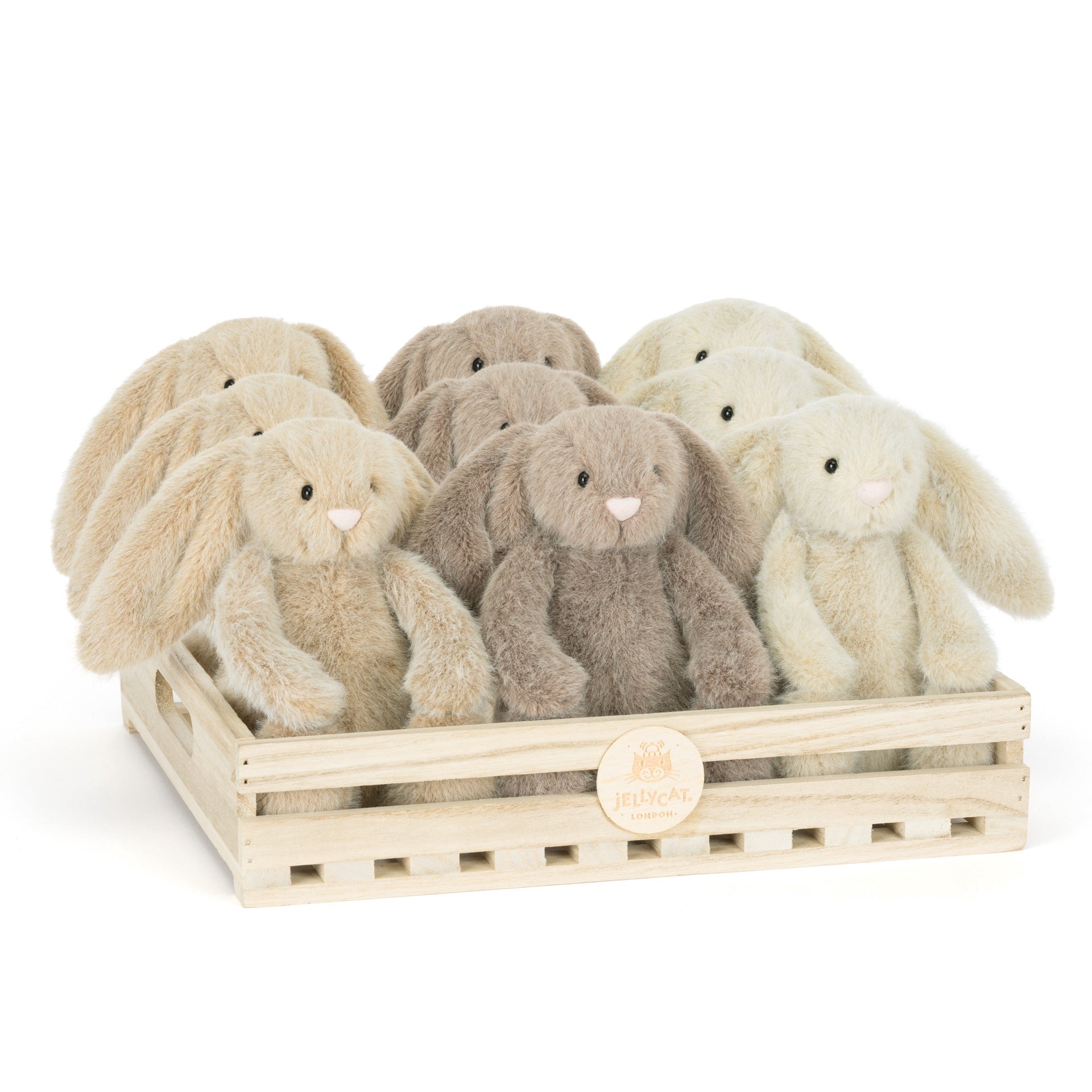 Flufflet Bunny Sサイズ 3体セット Jellycat Flufflet Bunnies – Active Baby