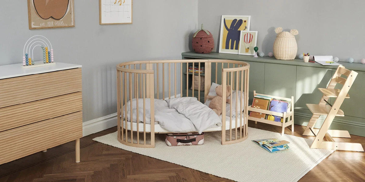 baby cribs canada image baby smiling in crib