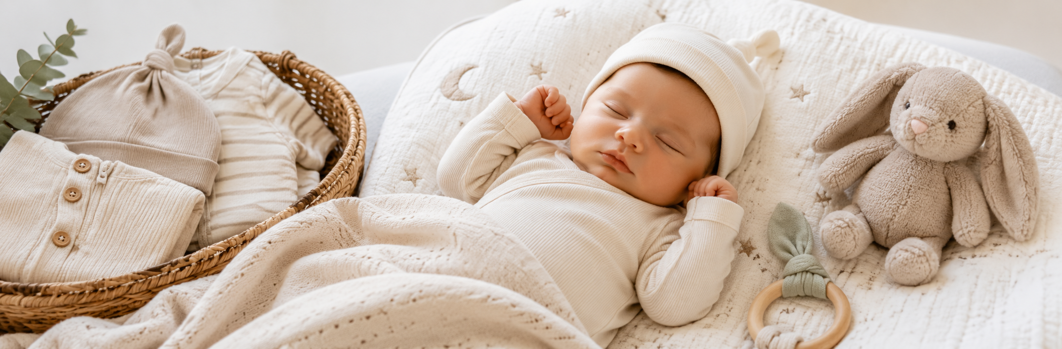 preemie newborn clothes canada- baby sleeping on blanket