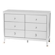 Little Seeds Aster 6-Drawer Nursery Dresser - White