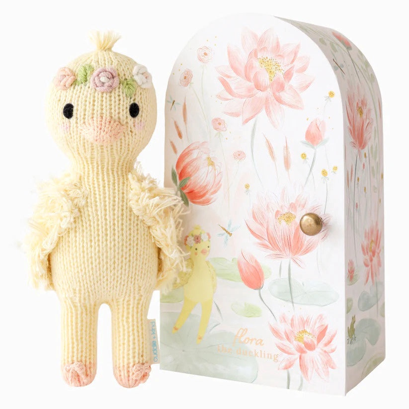 Cuddle + Kind Tiny Flora the Duckling - Mauve