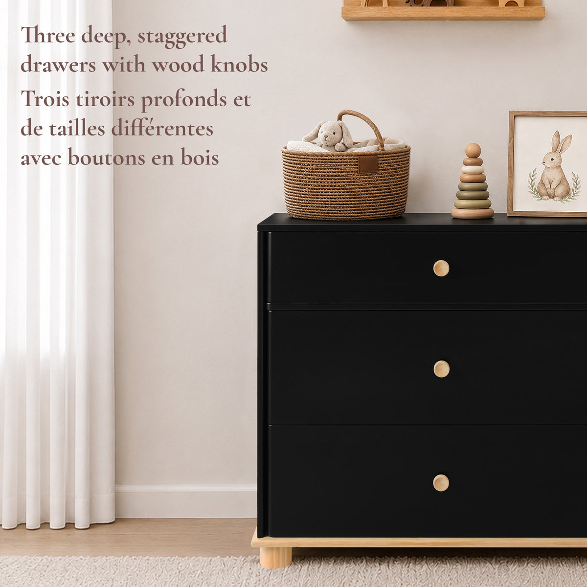 Little Seeds Roo 3-Drawer Dresser
