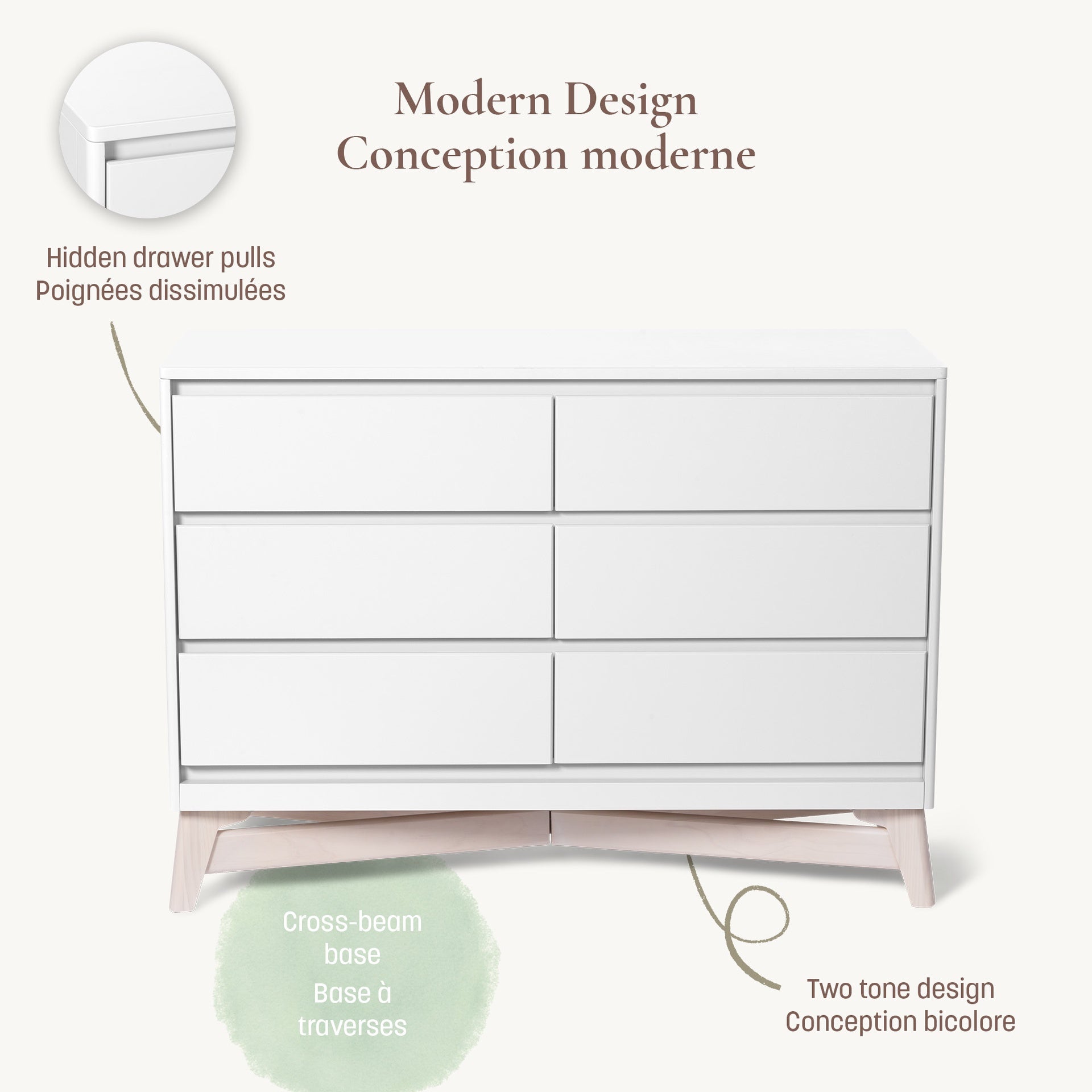 Little Seeds Pala 6-Drawer Dresser