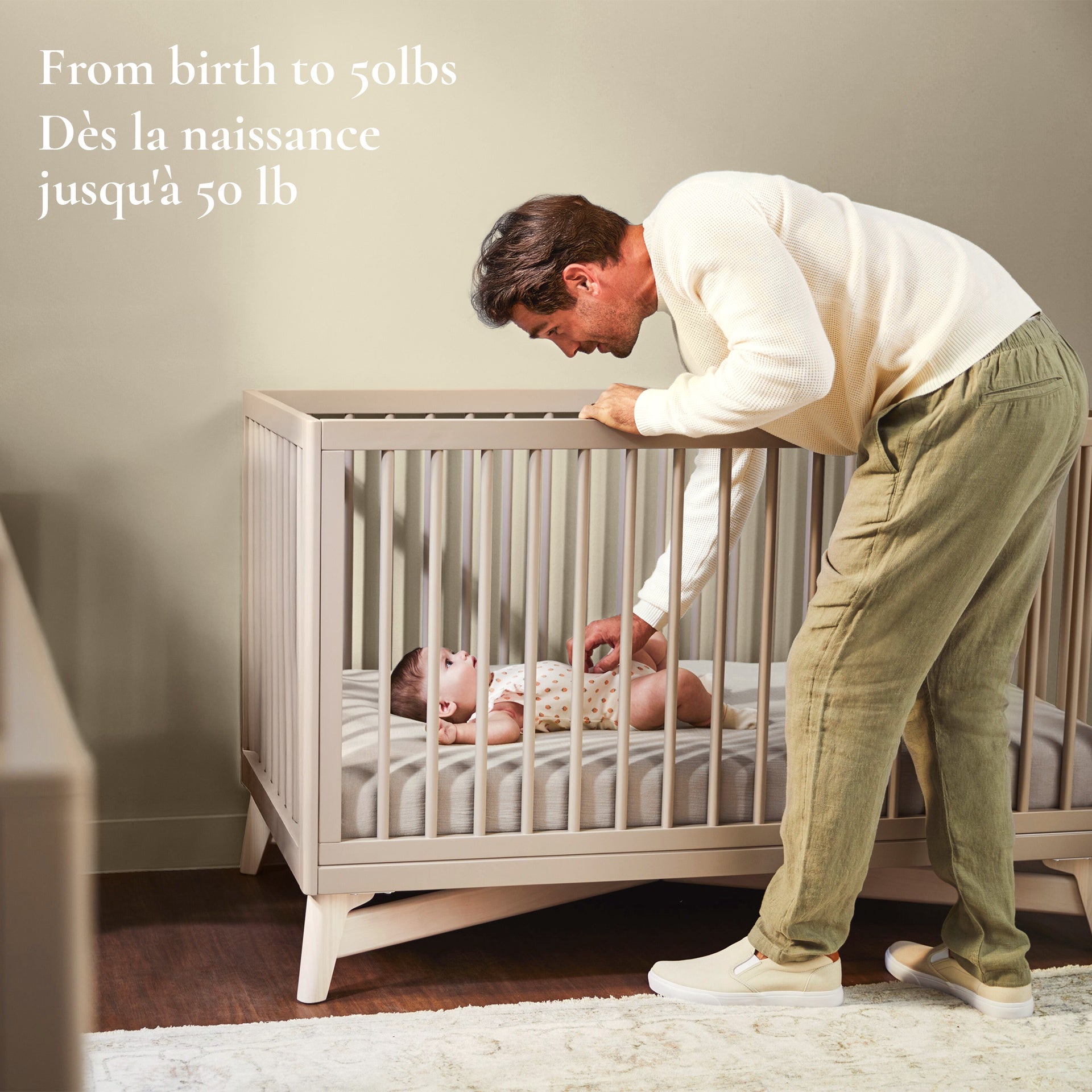 Little Seeds Pala 4 in 1 Convertible Crib