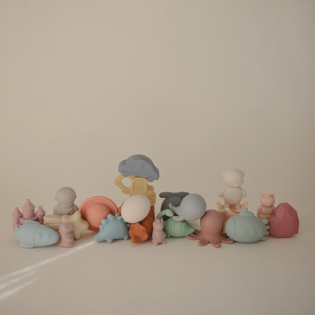 Mushie Mold Free Bath Play Set 4 pack