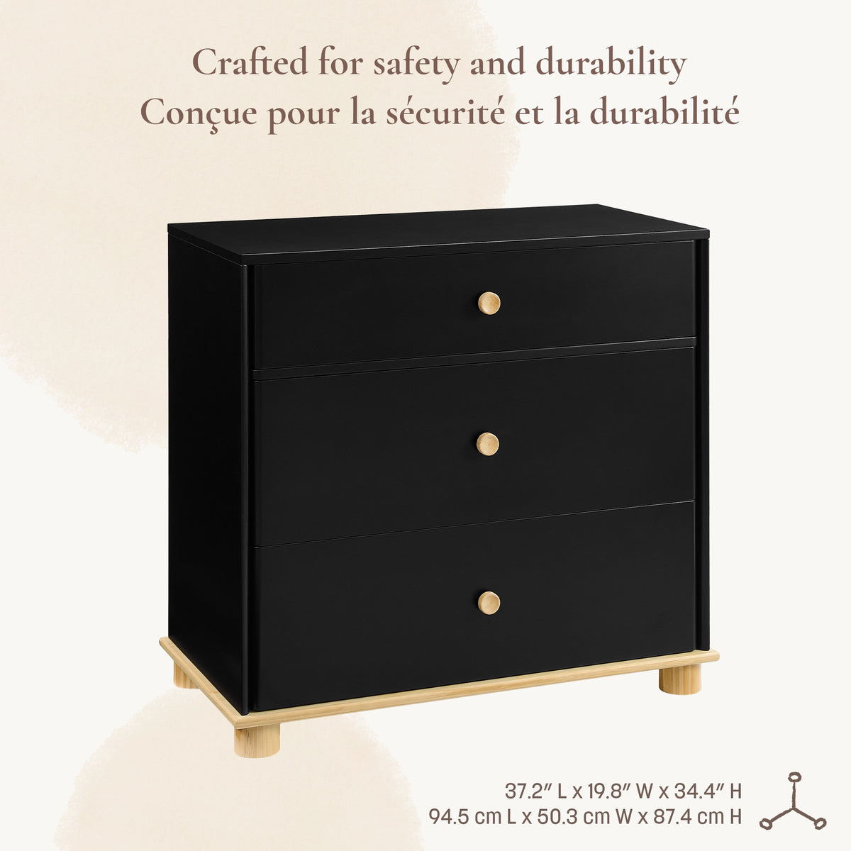Little Seeds Roo 3-Drawer Dresser