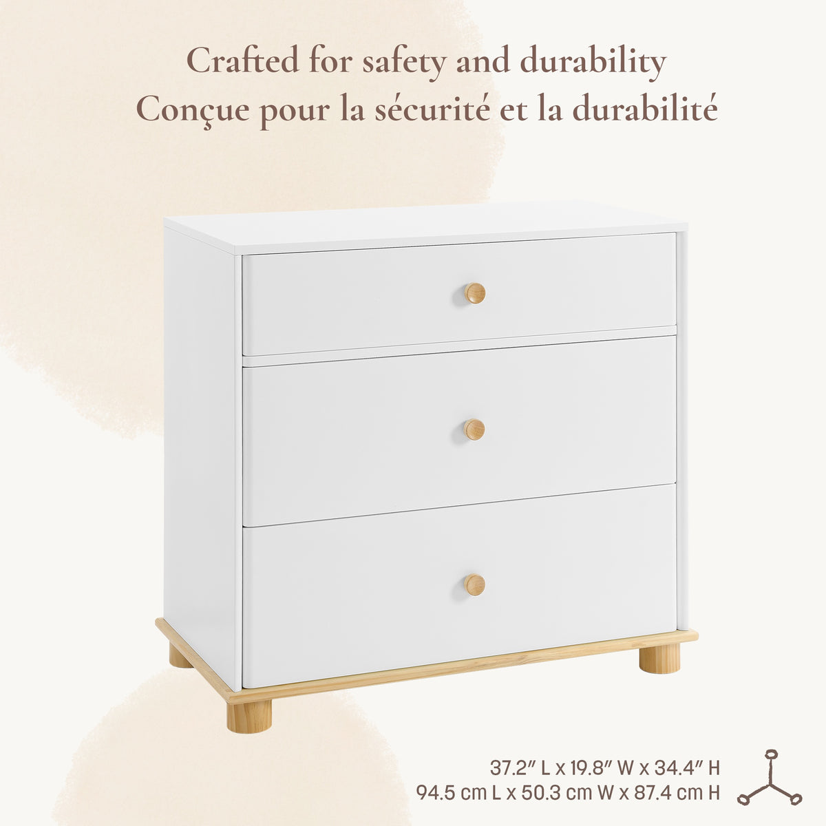 Little Seeds Roo 3-Drawer Dresser