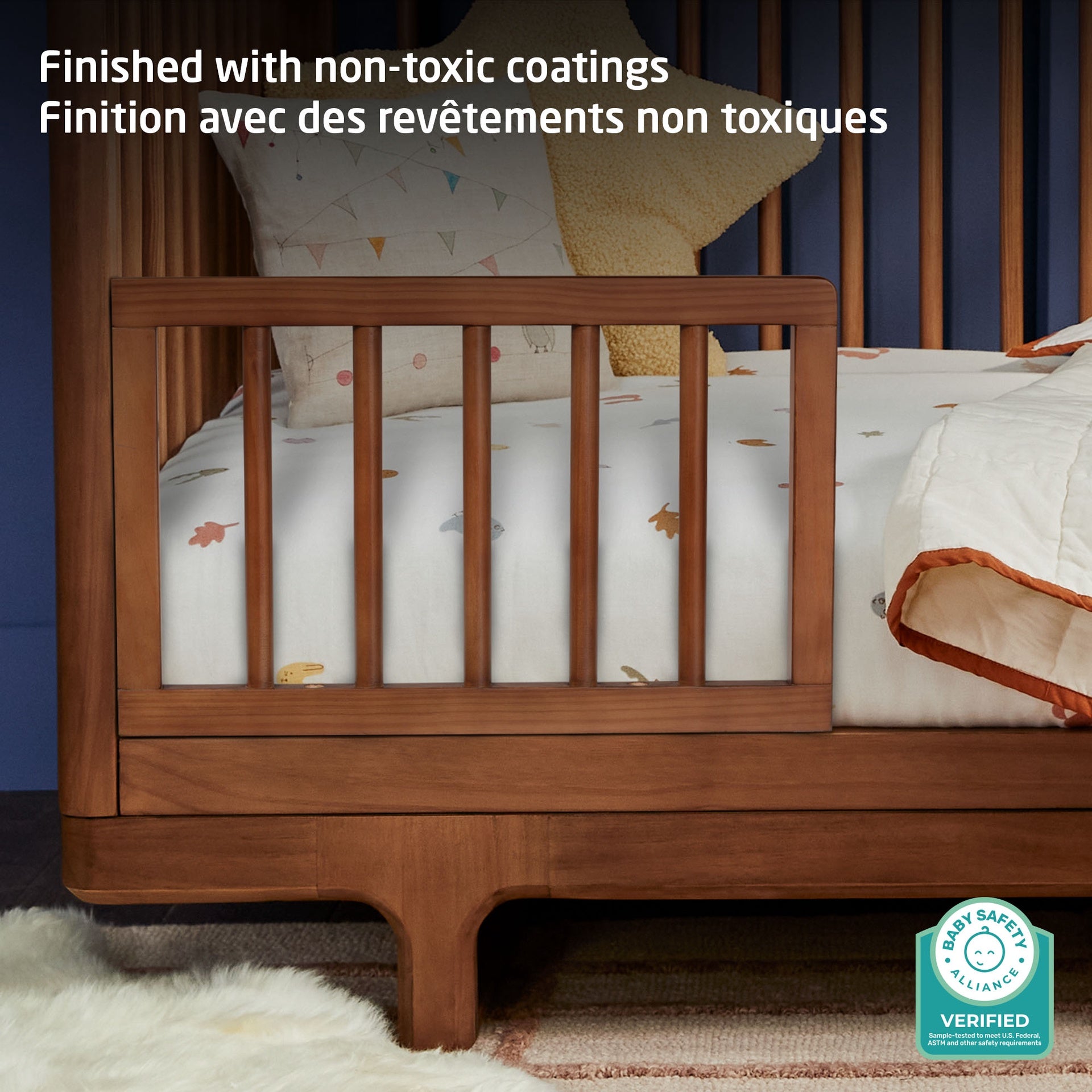 Maxi-Cosi Embraced Forms Crib Conversion Kit - Walnut
