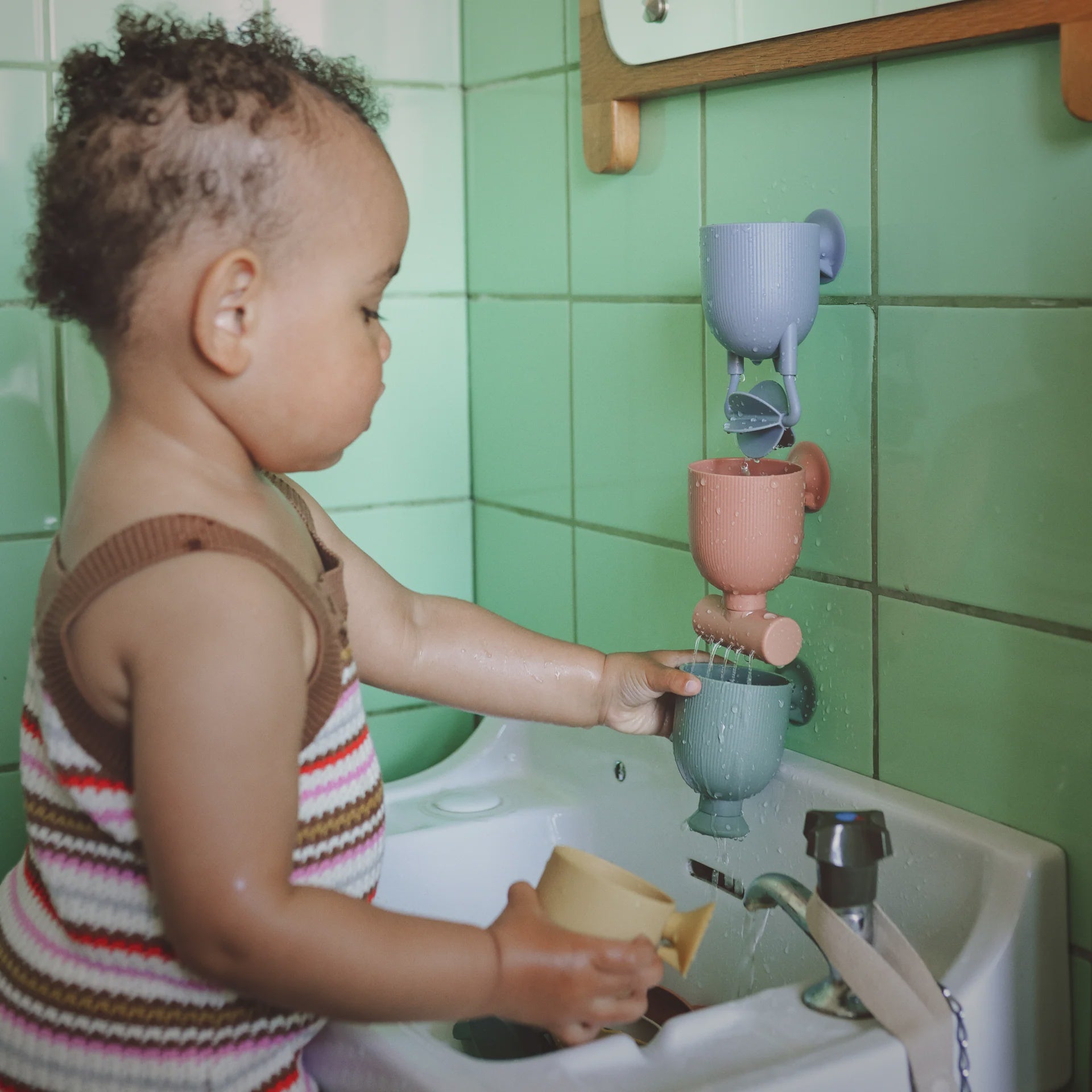 Mushie Pour and Play Bath Set