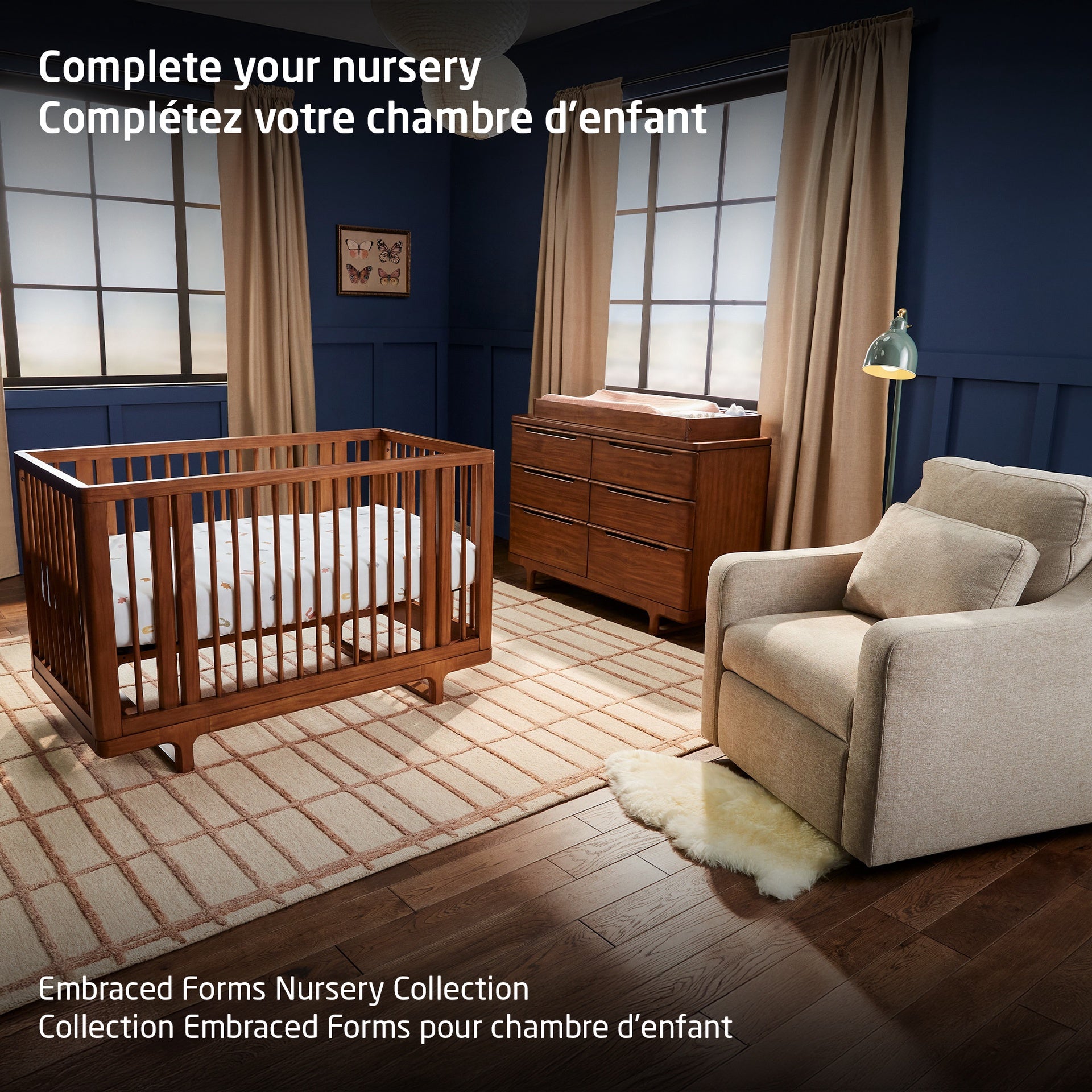 Maxi-Cosi Embraced Forms Crib Conversion Kit - Walnut