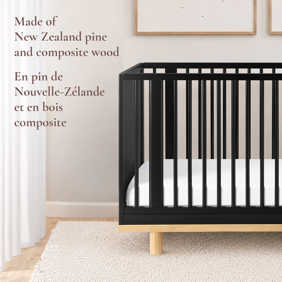 Little Seeds Roo 4-in-1 Convertible Crib