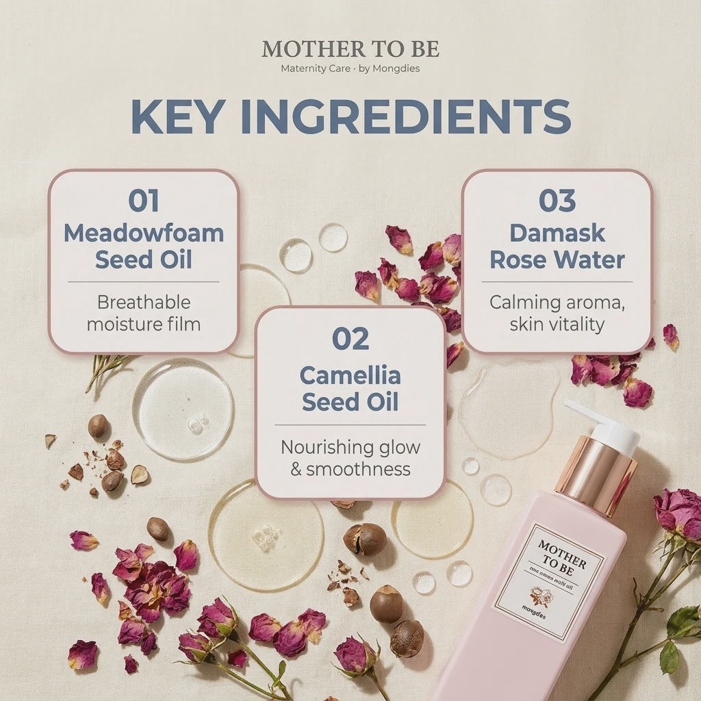 Mongdies Mother To Be Rose Aroma Multi Oil 200ml