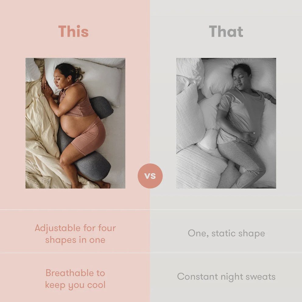 FridaMom Adjustable Keep-Cool Pregnancy Pillow