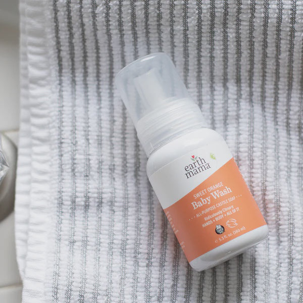 Earth Mama Sweet Orange Castile Baby Wash