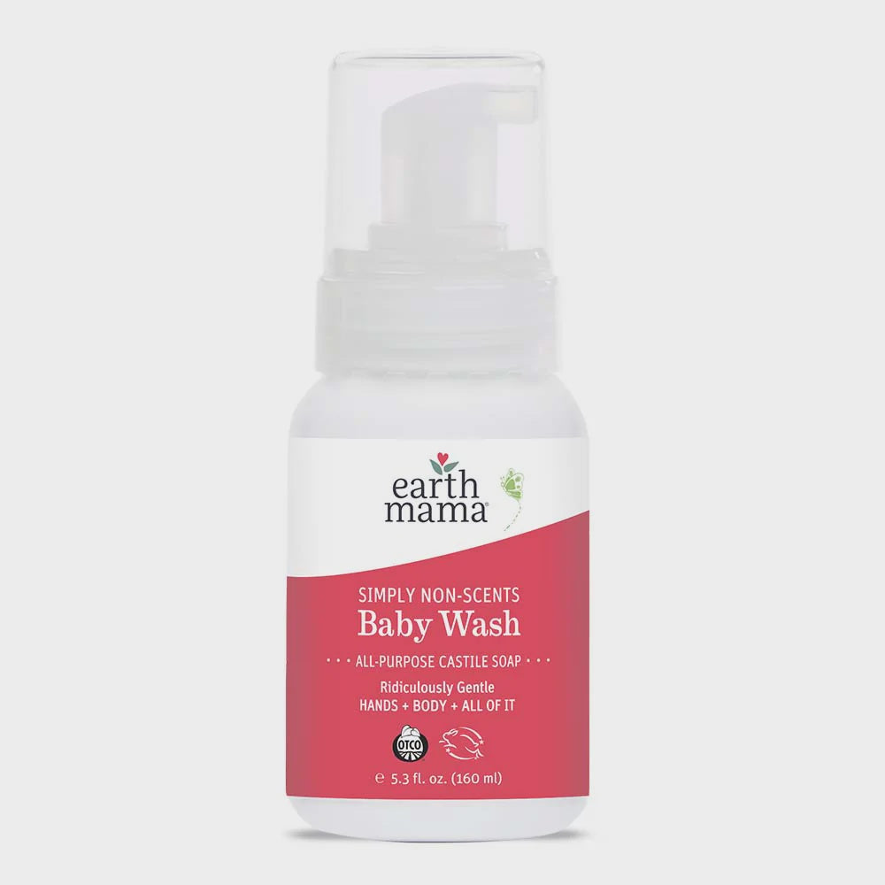 Earth Mama Simply Non-Scents Castile Baby Wash
