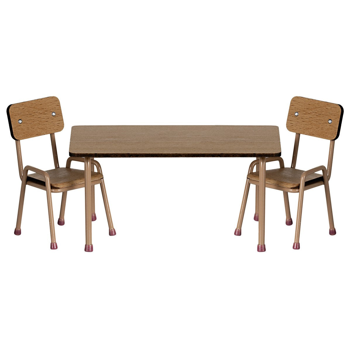Maileg Mouse Table and Chair Set - Dark Powder