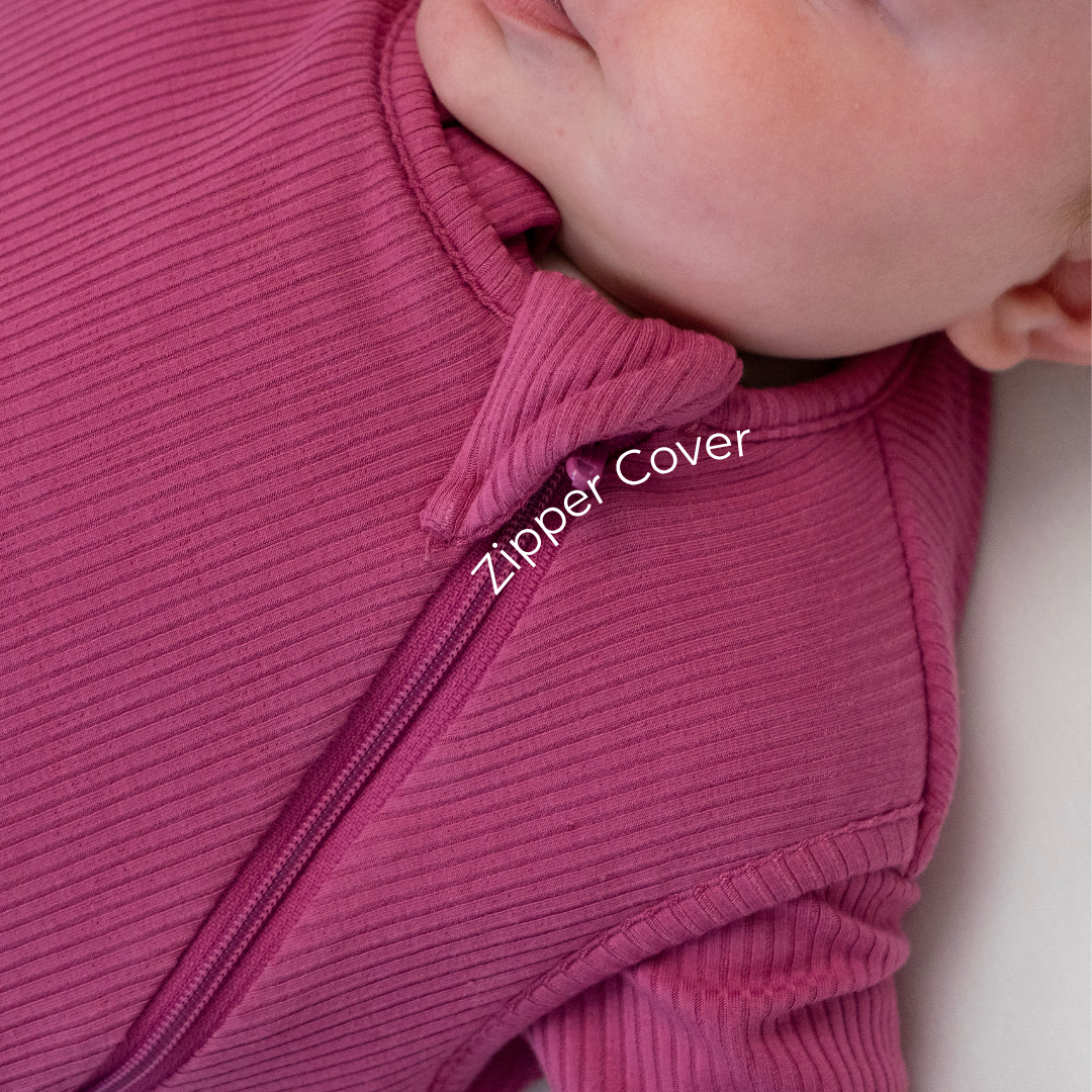 1.0 TOG Ribbed Bamboo Sleep Sack - Rosewood