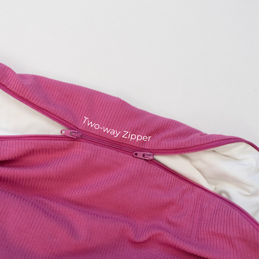 1.0 TOG Ribbed Bamboo Sleep Sack - Rosewood