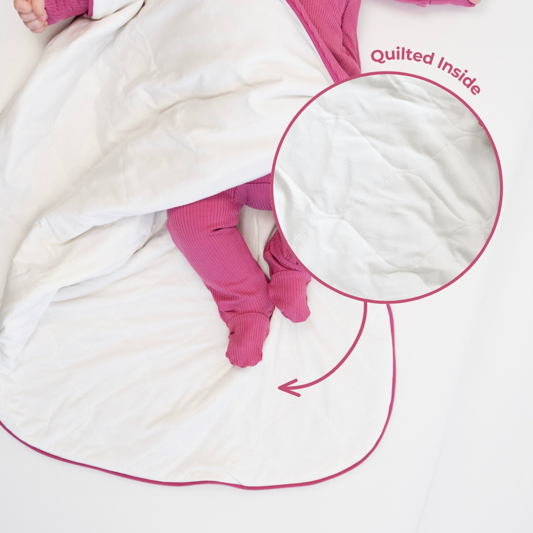 1.0 TOG Ribbed Bamboo Sleep Sack - Rosewood