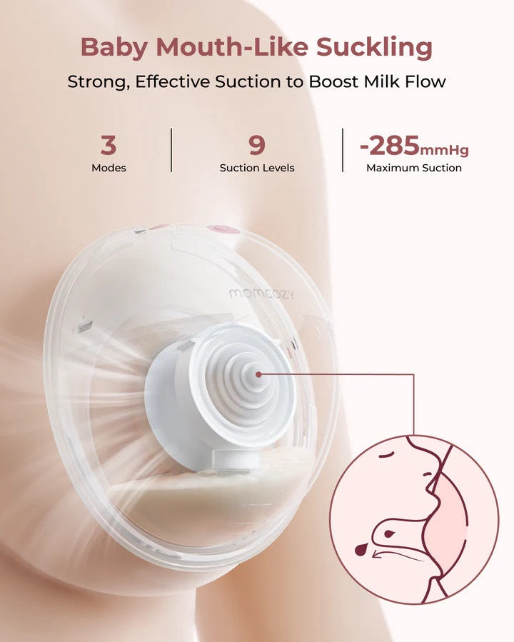 Momcozy M5 Smart Wearable Breast Pump