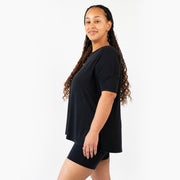 Women's Bike Shorts Set - Raven