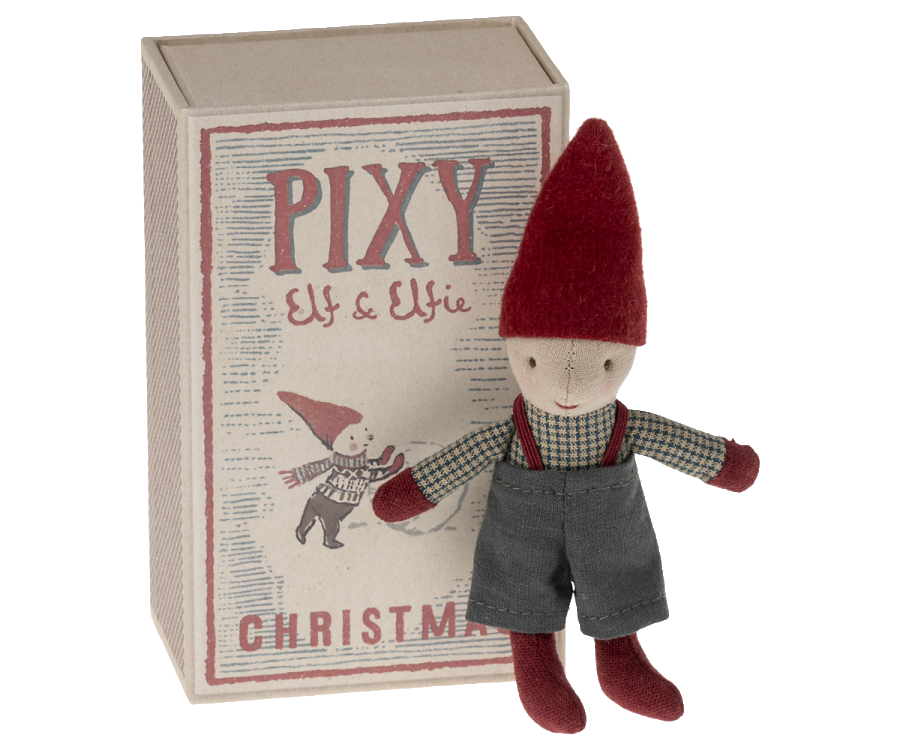 Maileg Pixy Elf In Matchbox