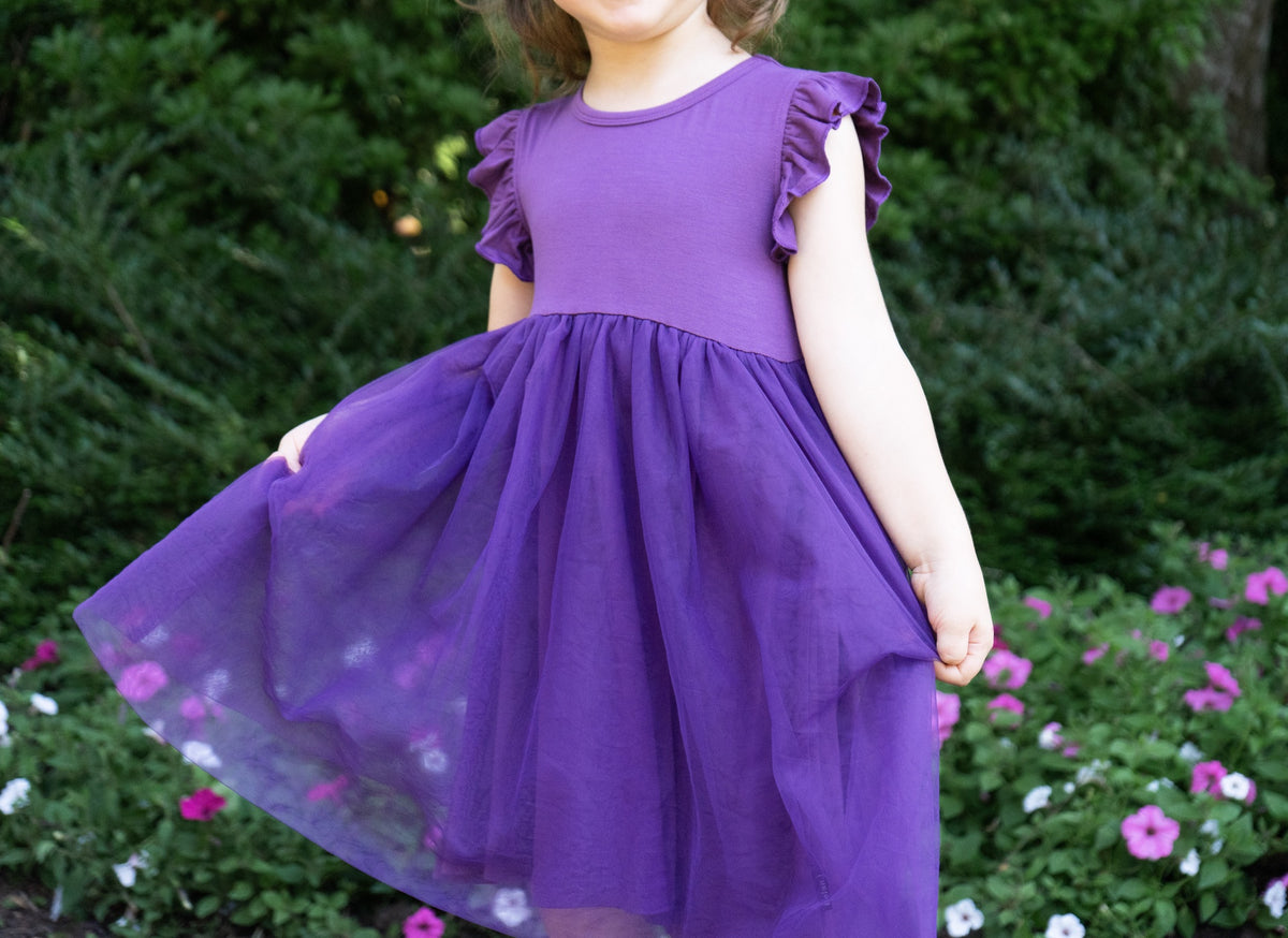 Princess Dress - Deep Plum