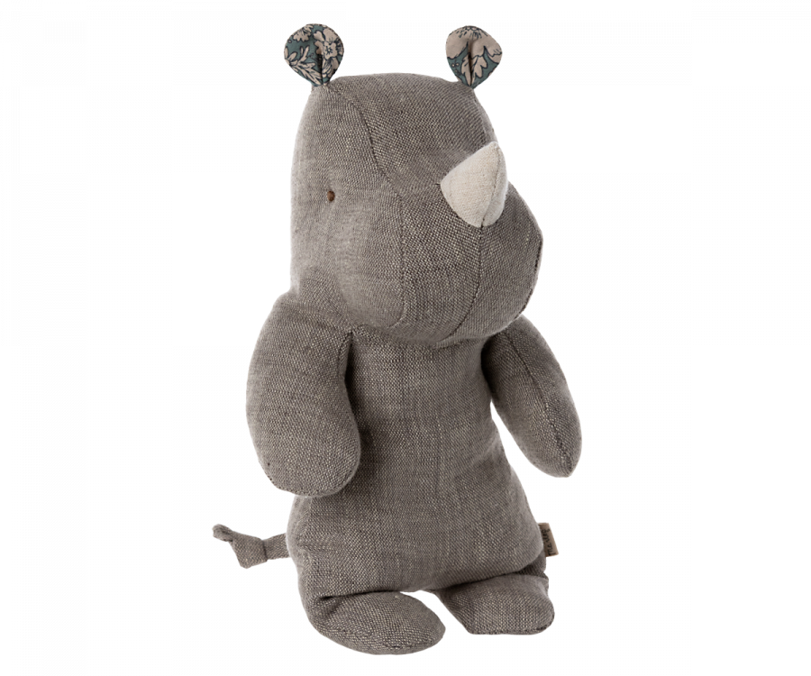 Maileg Safari Friends Small Rhino - Grey