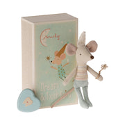 Maileg Little Brother Tooth Fairy Mouse in Matchbox - Mint
