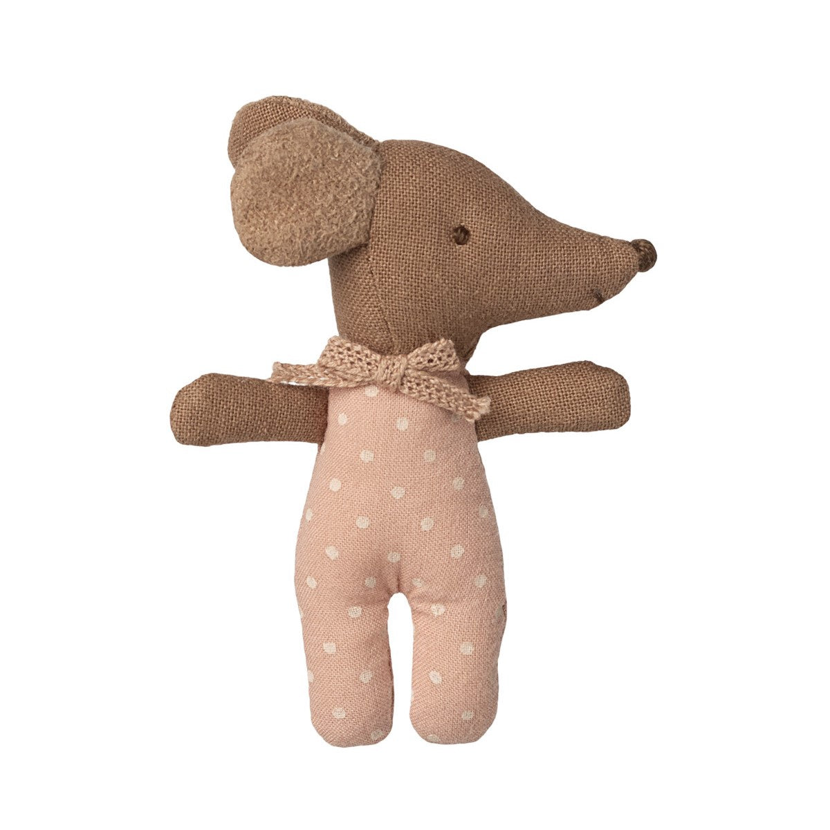 Maileg Sleepy/Wakey Baby Mouse in Matchbox - Rose