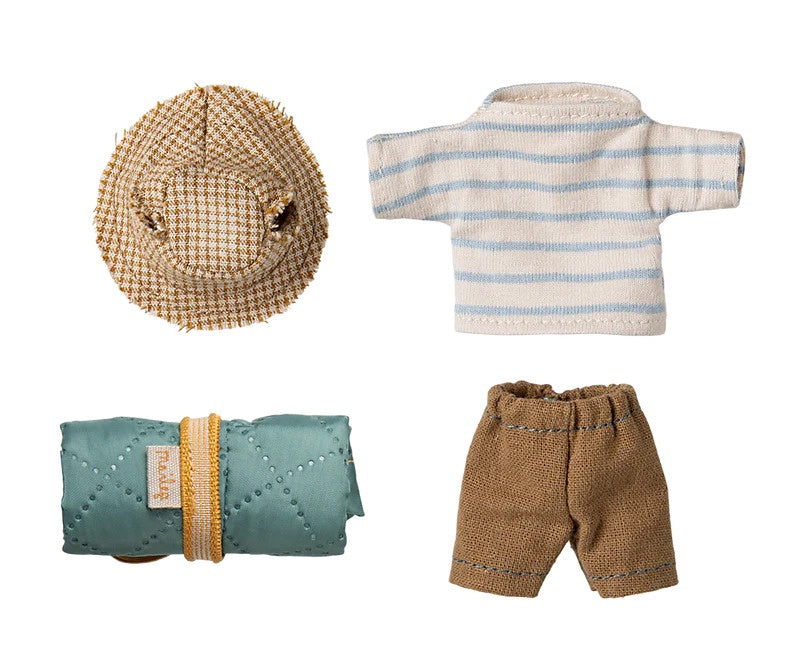 Maileg Hiker Mouse, Big Brother - Stripes