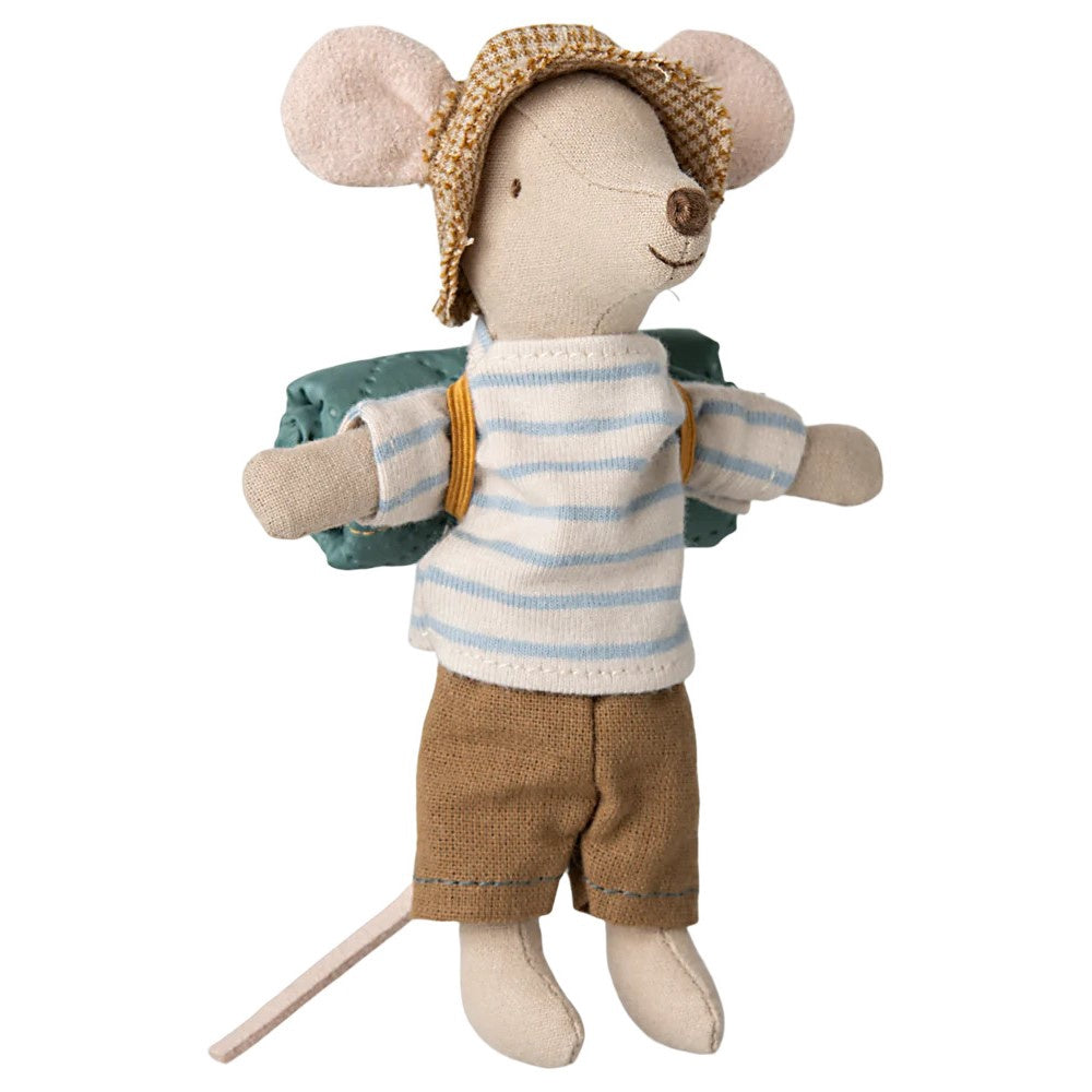 Maileg Hiker Mouse, Big Brother - Stripes