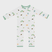 Kyte Baby X Eric Carle Zippered Romper - The Very Hungry Caterpillar and Friends