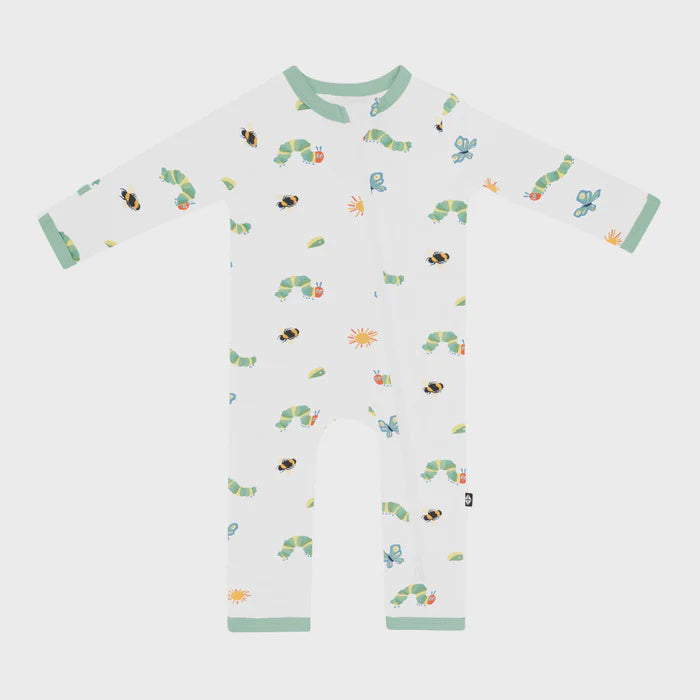 Kyte Baby X Eric Carle Zippered Romper - The Very Hungry Caterpillar and Friends