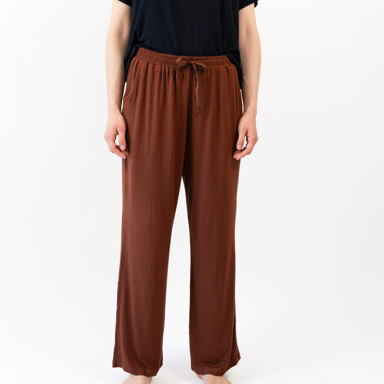 Women's Wide Legged Pants - Cocoa