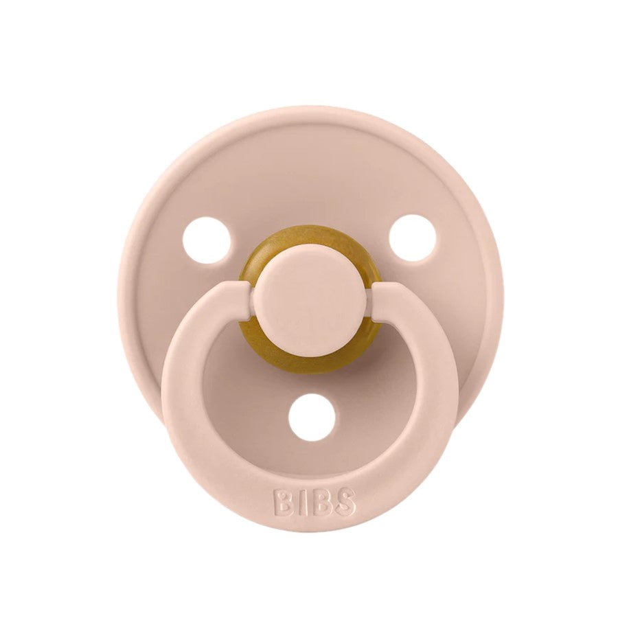 BIBS Pacifiers Colour Latex 2 Pack - Blush