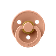 BIBS Pacifiers Colour Latex 2 Pack - Peach