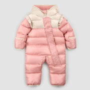 Miles the Label Baby Hooded Pram - Color Block on Rose