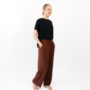 Women's Wide Legged Pants - Cocoa