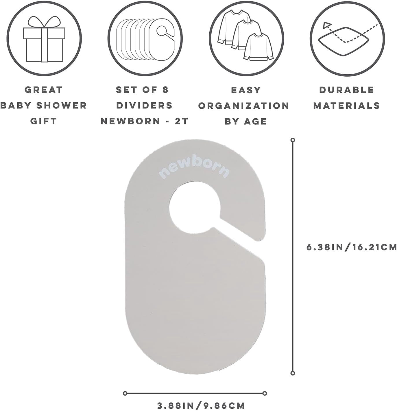 3 Sprouts Closet Dividers
