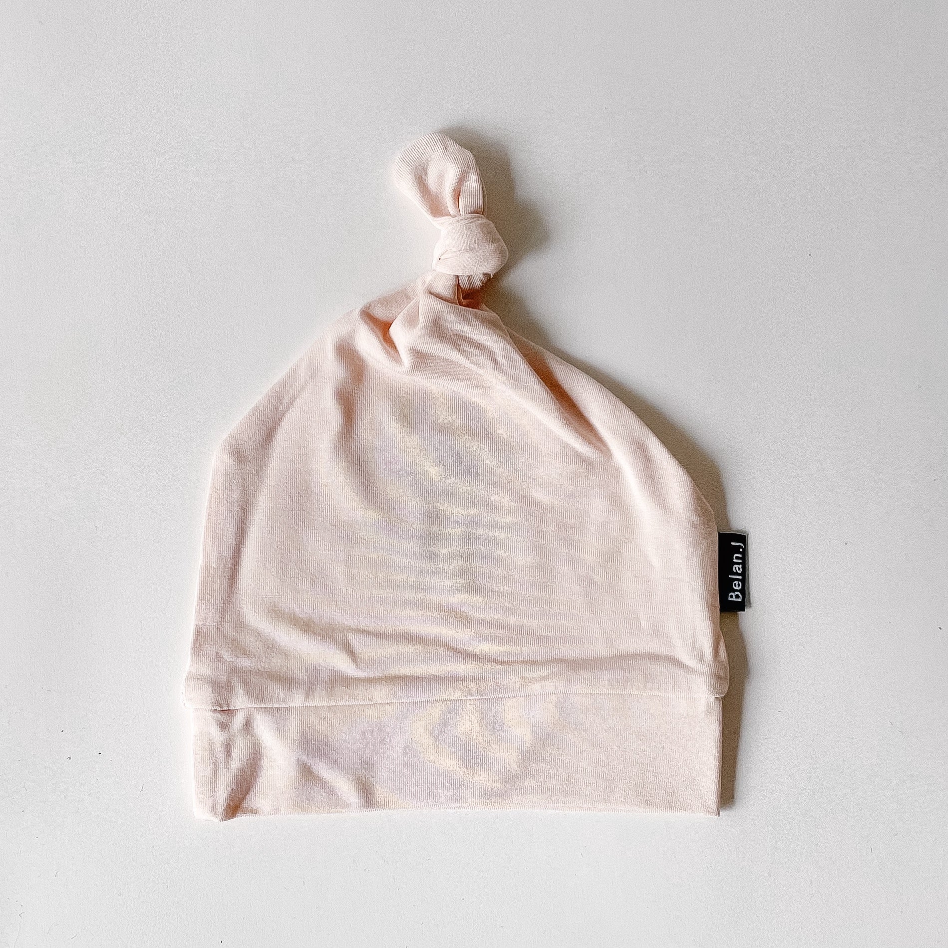 Knotted Hat - Creamy Peach