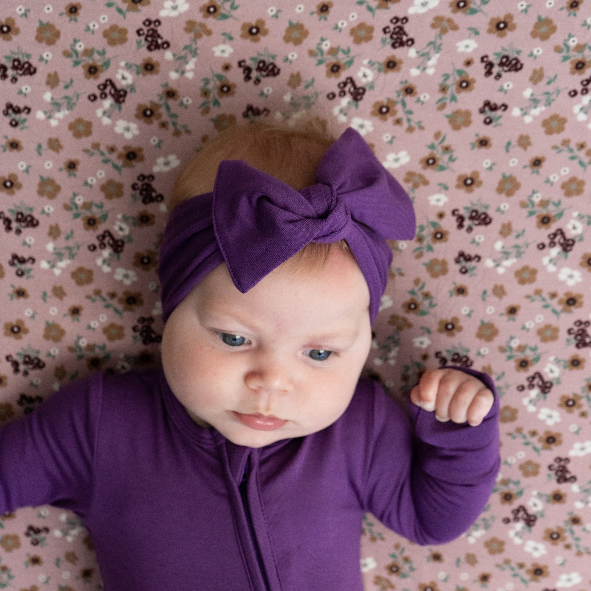 Bamboo Headband - Deep Plum