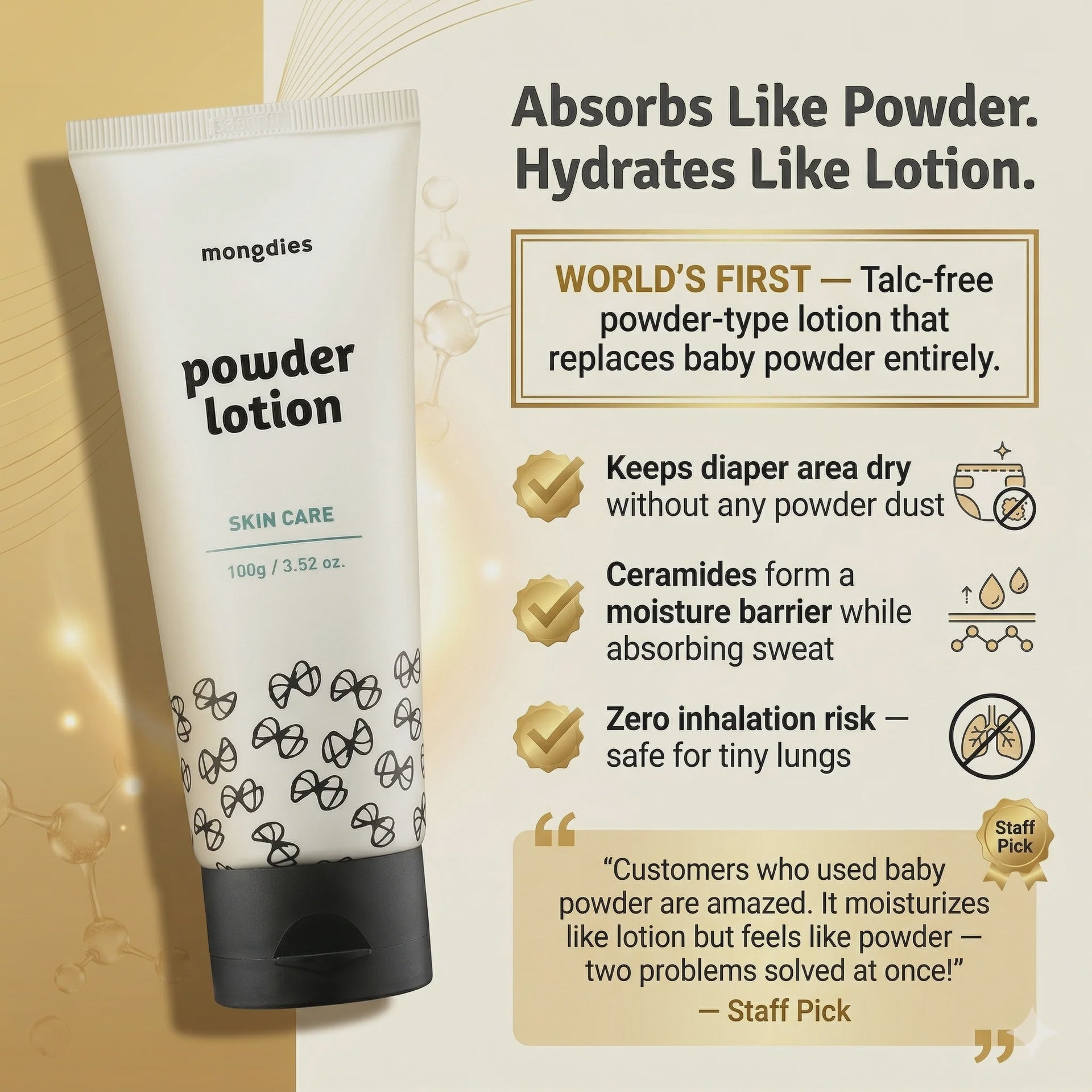 Mongdies Powder Lotion 100g