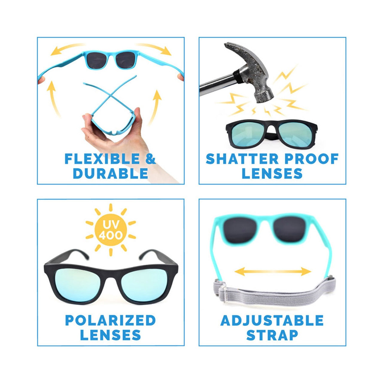 Jan & Jul Urban Xplorer Sunglasses Sky Blue