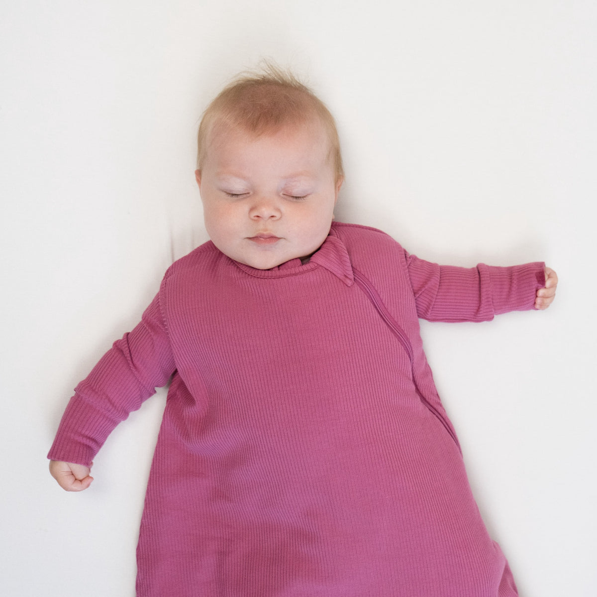 1.0 TOG Ribbed Bamboo Sleep Sack - Rosewood