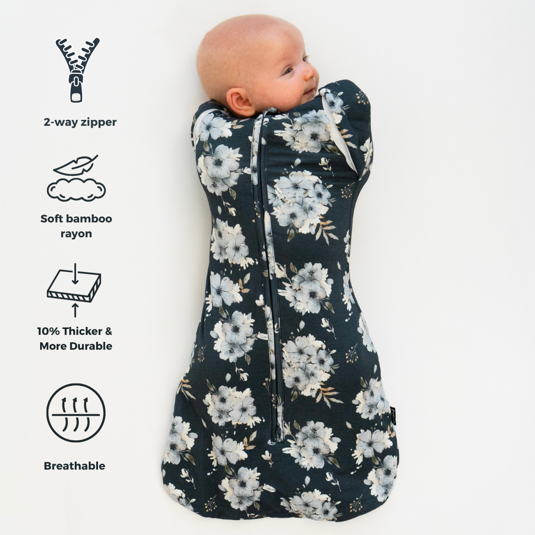 1.0 TOG Convertible Swaddle Sack - Dark Floral