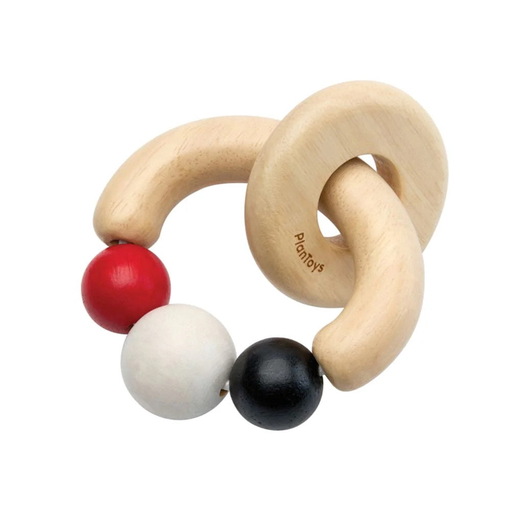 Plan Toys Beads Rattle High Contrast