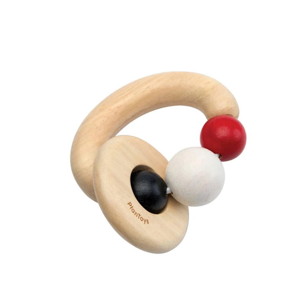 Plan Toys Beads Rattle High Contrast
